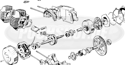 Tightening torques Puch Maxi / X30 engine and frame