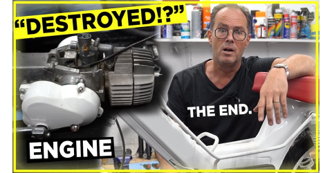Puch Maxi engine disassemble! 70cc jammed or seal ring problem?