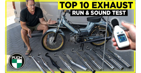 We have tested our top 10 best-selling Puch Maxi exhausts!