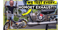 We test the fastest exhausts for Puch Maxi: Homoet!