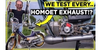 We test the fastest exhausts for Puch Maxi: Homoet!