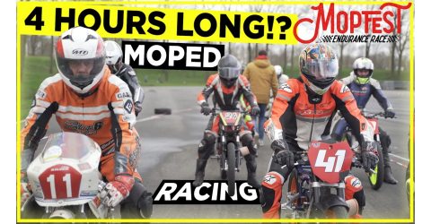 4 Stunden Moped Mofa rennen! MopFest Endurance Rennen