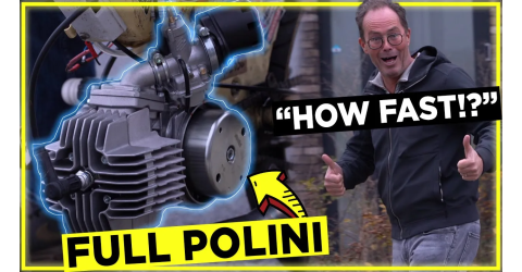80 km/h+ with our €1.000,- Puch Maxi Polini tuning set episode 2