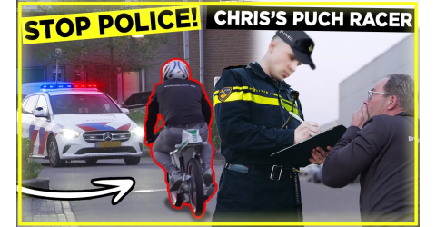 Staande gehouden door de Politie?! Rijden met de Puch race brommer na 7 jaar