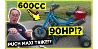 Deze 600cc Puch Maxi is levensgevaarlijk! (90pk 150 km/u)