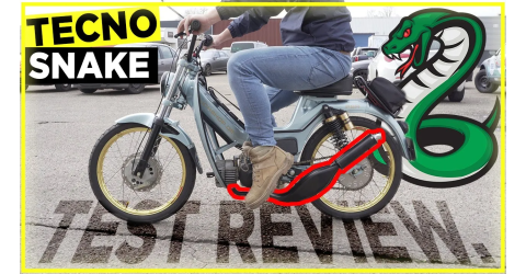 Puch Maxi uitlaat test: Tecno Snake review