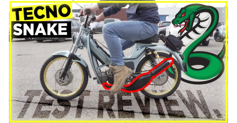 Puch Maxi Auspuff test: Tecno Snake review