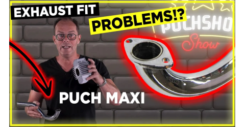 How do you always assemble your Puch moped exhaust?