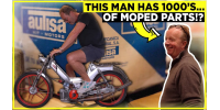 We visited a huge collection of moped parts in the Netherlands!