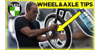 Correct way of mounting a Puch wheel and axle