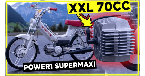 Power1 Supermaxi Style 70ccm cilinder voor Puch Maxi