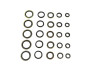 Dichtring assortiment set 25-delig rubber / messing  thumb extra