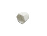 Cover cap M6 nut white thumb extra