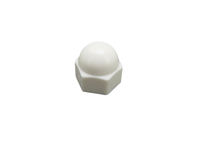 Cover cap M8 nut white main