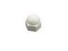 Cover cap M8 nut white thumb extra