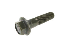 Flange bolt M10x40 black zinc plated