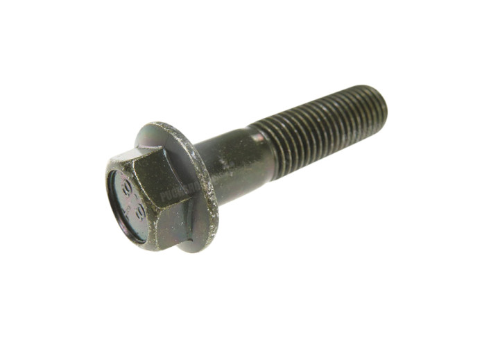 Flange bolt M10x40 black zinc plated