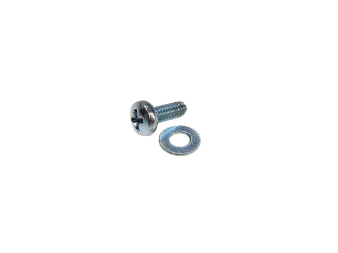Contact breaker point mounting bolt and ring product
