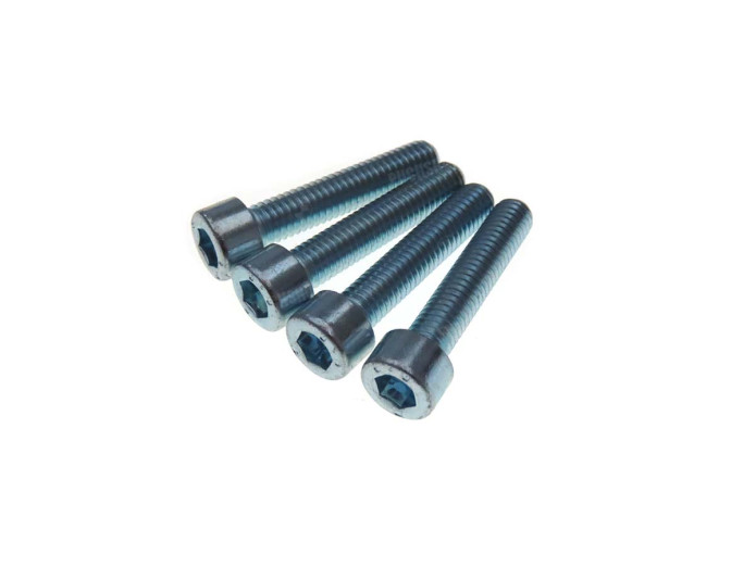 Handlebar clamp Puch Maxi with EBR bolt kit M6 (4-pieces)