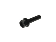 Hexagon screw M8x1.25 35mm aluminium with locking wire hole Tecnium