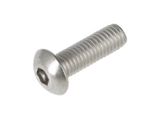 Inbusbout M5x16 RVS ronde kop Inbusbout M5x16 RVS ronde kop