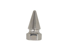 Mutter M12x1 für 12mm Achse Spitzmutter Edelstahl poliert
