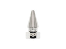 Mutter M11x1 für 11mm Achse Spitzmutter Polierter Edelstahl
