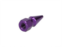 Moer M6x1.00 spike punt model paars Moer M6x1.00 spike punt model paars