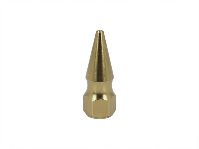 Mutter M6x1,00 Spike Spitzmutter Gold