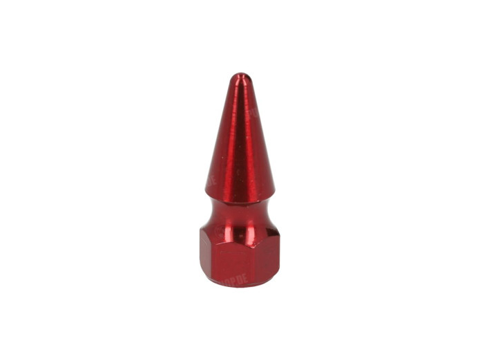 Mutter M8x1,25 Spike Spitzmutter Rot