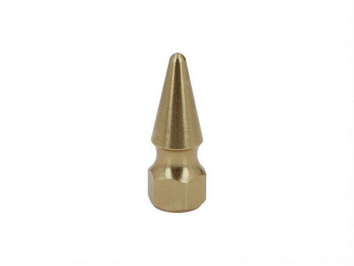 Mutter M8x1,25 Spike Spitzmutter Gold