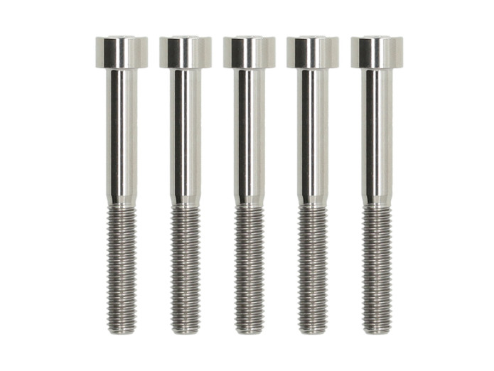 Bolt and Nut Set for Puch Maxi / E50 Engine Titanium CLAW