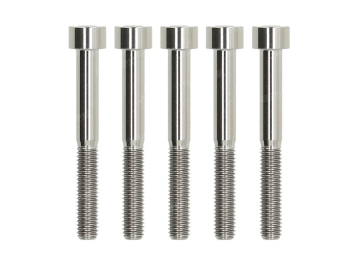 Bolt and Nut Set for Puch Maxi / E50 Engine Titanium CLAW