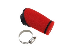 Luchtfilter 28mm / 35mm schuim TNT rood 