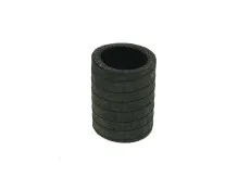 Suction hose silicone 28mm Polini CP Evo black 
