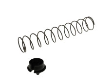 Polini CP carburettor throttle drum spring with spring locking plate