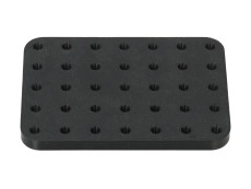 Jet storage box rugged case plate for 5mm 