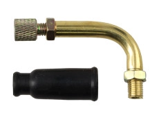 Bing elbow adjusting screw 90 degrees gold throttle cable cap (also PHBG / SHA)