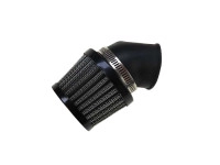 Air filter 28mm powerfilter angled 45 degrees black