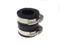 Intake rubber 20mm with 2x hose clamp