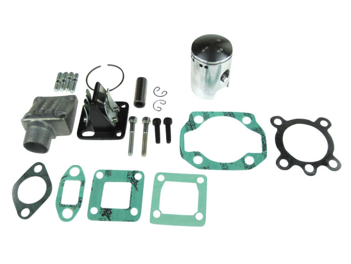 Cylinder 50cc OM Athena reed valve Puch Maxi, X30