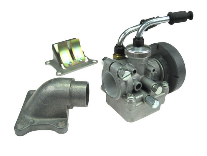 Cylinder 70cc OM Athena AJH reed valve set + Amal 17mm 