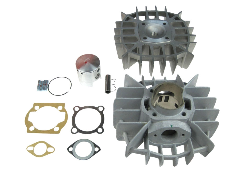 Cylinder 74cc Airsal / Eurokit fast 8P + cylinder head Puch