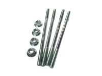 Stud cylinder M6x106mm with nuts set 