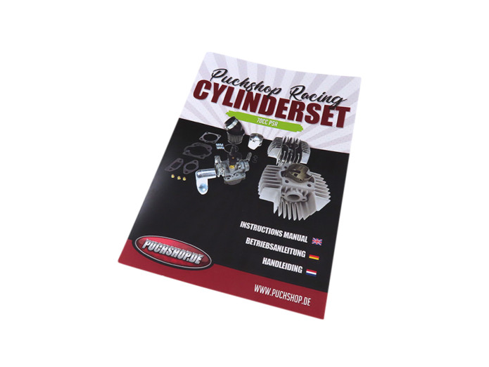 Zylinder 70cc NM PSR 6-Kanal 17.5mm PHBG Auspuff Powerfilter