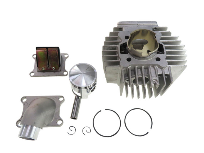 Puch Cylinder DMP 70cc reed valve cylinder (45mm) aluminium Cylinder 70cc OM DMP reed valve Puch Maxi, X30 other models