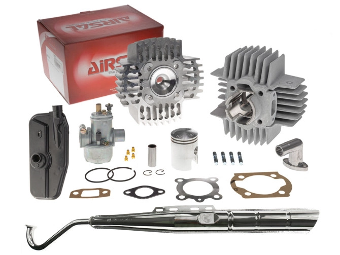 AIRSAL 50ccm Sport Zylinder Kit - Komplettset Für Yamaha DT 50, TZR 50 Und Peugeot XPS/XR6