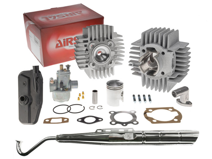 Cilinder 50cc OM Airsal 40 km/h Puch Maxi, X30 en andere modellen complete set 