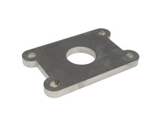 Reedvalve cover plate with hole 21mm 74cc Gilardoni / Italkit stainless steel 6mm