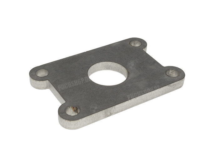 Reedvalve cover plate with hole 21mm 74cc Gilardoni / Italkit stainless steel 6mm main